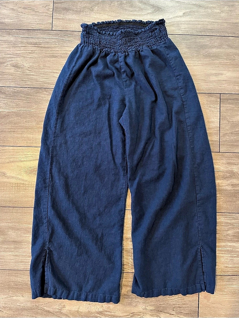 4our Dreamers  Wide Leg Pants in Blue small